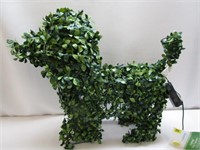 Lighted Dog Topiary