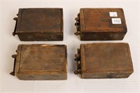 QTY OF FORD MODEL-T IGNITION COILS IN WOODEN BOXES