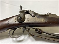 Antique 1884 US Springfield trapdoor rifle