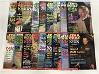 Collection of vintage Star Wars Kids magazines