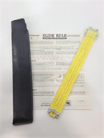 Vintage Sterling Slide Rule w/ case & instructions