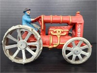 Vintage Cast Iron Fordson tractor figure