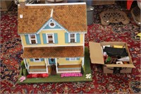 LARGE DOLL HOUSE 24"X20"X25"