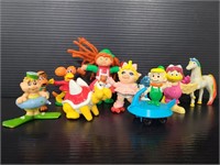 Iconic 1980s cartoon character figure toys