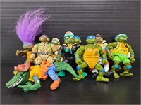 Collection of Ninja Turtles action figures