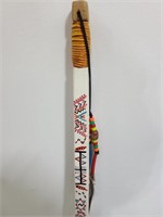 Painted Native style walking stick