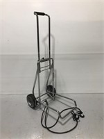 Senior care foldable oxygen tank carrier w/ wheels