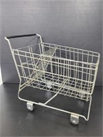 Miniature metal shopping cart