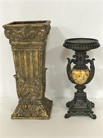 Vintage vase and candle holder
