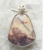 Pendant Crazy Lace Agate, Sterling Silver