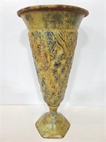 Metal decorative vase