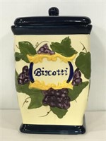 Hand painted for Nonni’s Biscotti jar