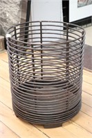 HAND MADE STEEL GARBAGE PAIL 13"X16"