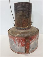 Small vintage style oil heater