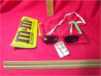 Vintage M&Ms Sunglasses w/Case