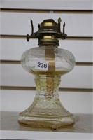 GLASS OIL LAMP NO CHIMNEY 9"