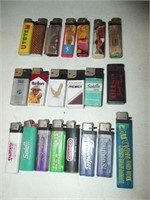 Lot of 21 Vintage Lighters