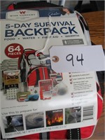 5 DAY SURVIVAL BACK PACK