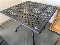 New Patio Table, Metal