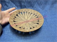 Handmade signed pottery bowl