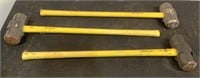 (3) Truper 16 lb Sledge Hammers