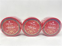 New (3) Old Spice Hair Styling Fiber Wax for Men,