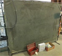 Welding Lot - 6' x 8' Screen w/ Wire, Torches,