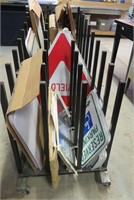 Large Cart - Misc. Road Signs