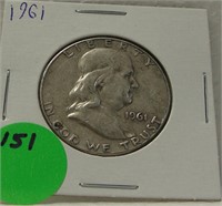 1961 FRANKLIN HALF DOLLAR