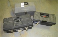 Lot - (3) Toolsboxes w/ Contents