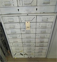 27-Drawer Hardware Cabinet w/ Contents