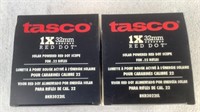 (2 times the bid) 2 Tasco 1x32mm Red Dot Scope
