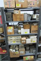 Shelving Lot - Misc. Electrical, Power Supplies,