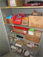 2-Door Cabinet w/ Misc. Electrical Supplies