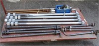 Large Lot - Threaded Rods w/ Bolts