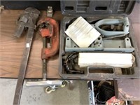 Pipe Wrench, Pipe Cutter, Sharpening Mortising