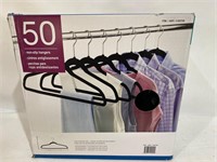 50 Non-Slip Space-Saving Hangers M62D
