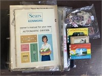 Vintage Owners Manuals, Stamps, Souvenir Booklets