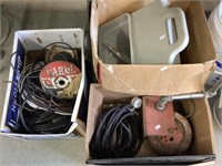 Wiring, Spray Gun And Tote, Assorted Items