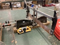 Miter Saw And Laser Level