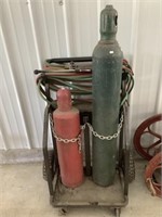 Torch Tanks, Cart And Hoses