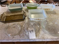 Pyrex and Misc. Glass Bakeware