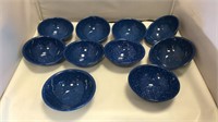 Set Of 10 metal Watkins Bowls