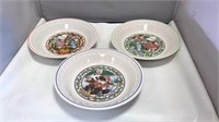 Set Of 3 Watkins Pie Plates