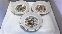 Set Of 3 Watkins Pie Plates