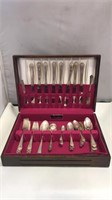Silver PlatedVintage Cutlery Set With Case