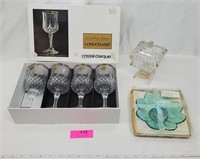 (New) Cristal D'arque Glasses, Candy Dish