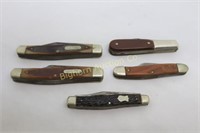 Vintage Pocket Knives 5pc lot