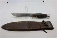 Vintage Case Hunting Knife w/ Leather Sheath
