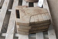 4-Massey Ferguson Suitcase Weights